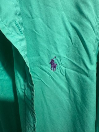 Camisa Polo Ralph Lauren Verde Talla M