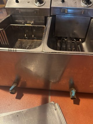 Freidora Profesional Doble Eléctrica 8+8L