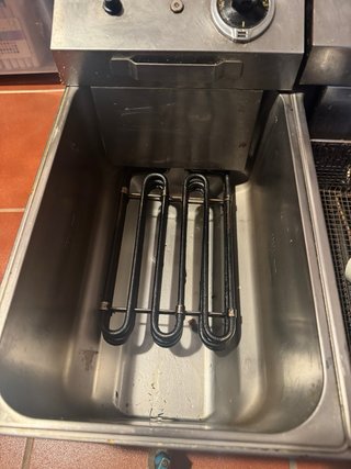 Freidora Profesional Doble Eléctrica 8+8L