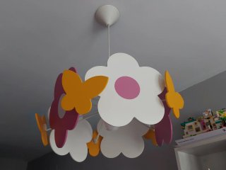 Lámpara infantil Philips flores y mariposas