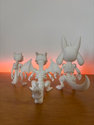 Pack Figuras Pokémon Esqueleto