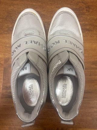 Zapatillas Michael Kors Mujer Plata/Blanco