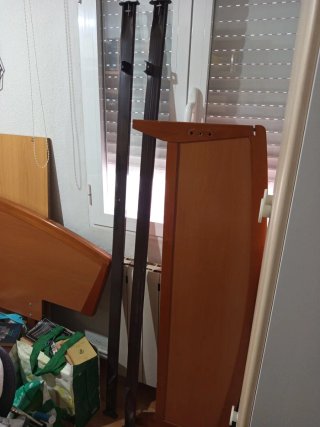 Somier cabecero y trasera metal/madera