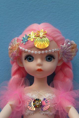 Lote 2 Muñecas Sirena Estilo BJD