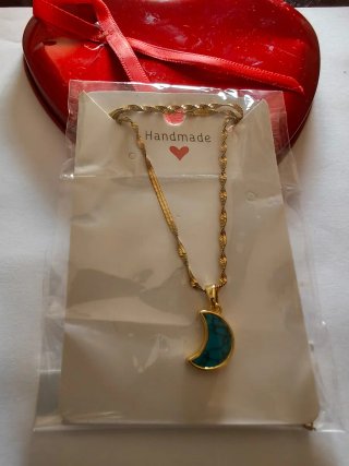 Collar Acero Inoxidable con Cerezas