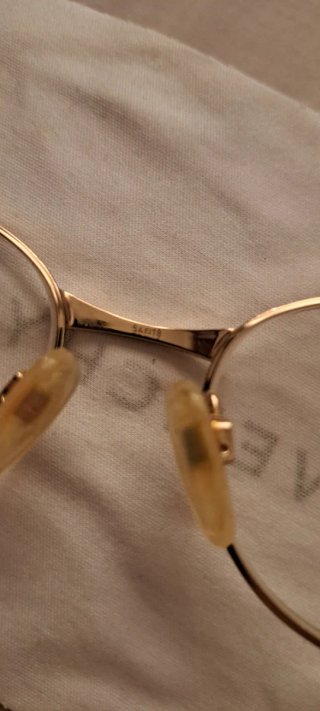 Gafas de vista Valentino doradas y marrones