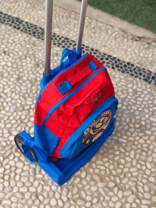 Mochila con carro Super Mario