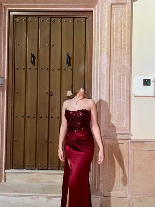 Vestido de fiesta rojo