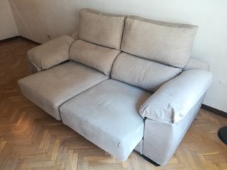 Sofá 2 plazas beige como nuevo