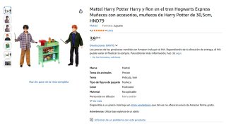 Harry Potter Harry y Ron Hogwarts Express Mattel