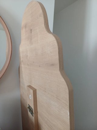 Espejo de pie madera y cristal