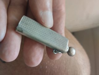 ENCENDEDOR PLATA , ANTIGUO