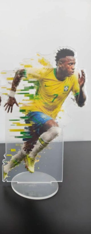 Statuetta Vinicius Jr Plexiglass 20cm