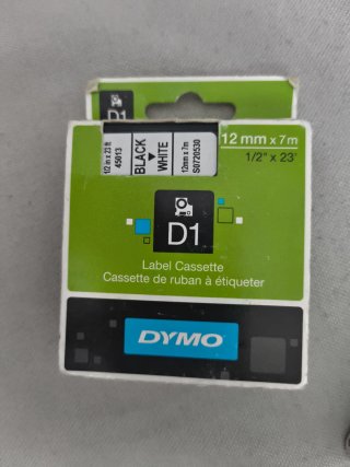 3 Cintas Dymo D1 12mm x 7m