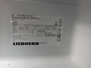 Congelador vertical LIEBHERR GP 1213