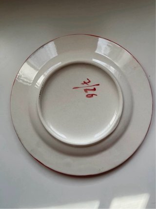 Plato Cerámica Pintado a Mano