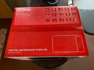 Microondas Aiwa 23L 1000W Grill Negro