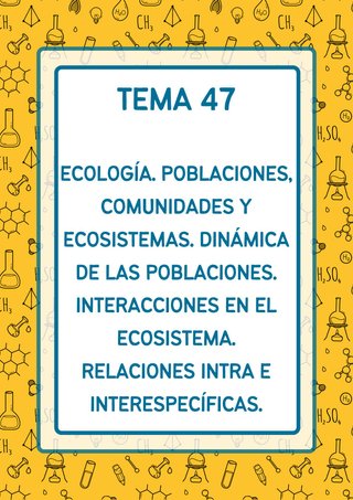 Temario Oposiciones Biología y Geología