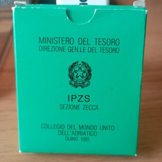 500 Lire Argento Commemorativa 1985