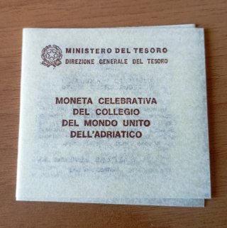 500 Lire Argento Commemorativa 1985