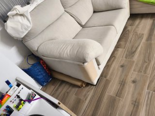 Sofá 3+2 plazas beige tela