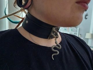 Gargantilla Choker con Colgante de Serpiente