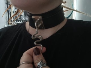 Gargantilla Choker con Colgante de Serpiente