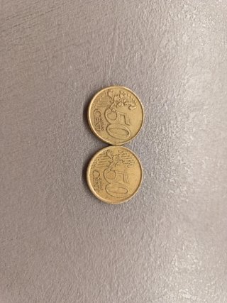 2 Monete 50 Centesimi Euro 1999