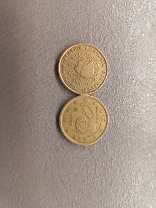 2 Monete 50 Centesimi Euro 1999