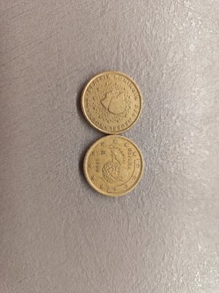 2 Monete 50 Centesimi Euro 1999