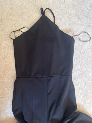 Mono largo negro halter