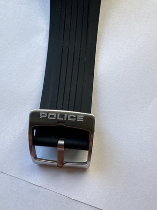 Reloj Police Doble Cara Negro/Plata