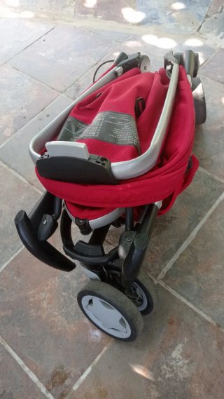 Silla de paseo Quinny roja