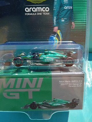 Mini GT Aston Martin AMR24 #14 Fernando Alonso