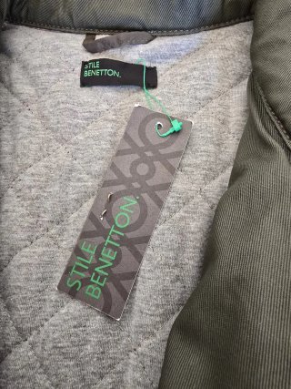 Chaqueta Benetton verde militar