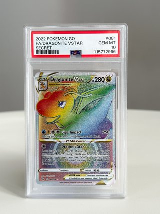 Carta Pokémon Dragonite VSTAR PSA 10