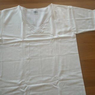 Maglia donna Bianco Perla lana cotone