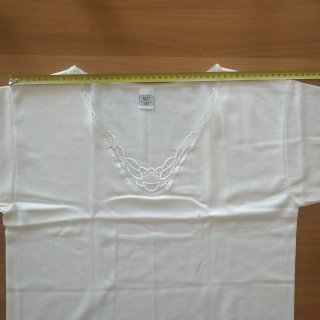 Maglia donna Bianco Perla lana cotone