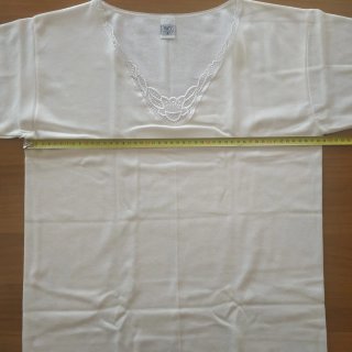 Maglia donna Bianco Perla lana cotone