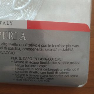 Maglia donna Bianco Perla lana cotone