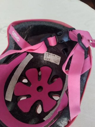 Casco Oxelo rosa Talla 50-54
