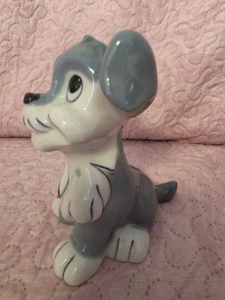 Figura Perro Cerámica walt disney