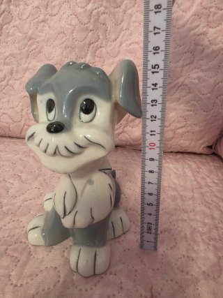 Figura Perro Cerámica walt disney