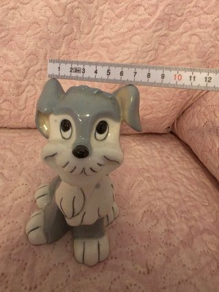 Figura Perro Cerámica walt disney