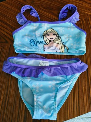 Bikini Niña Frozen Elsa Talla 4