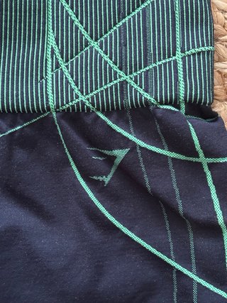 Gymshark Apex Leggings Azul Marino y verde