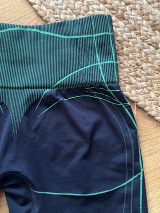 Gymshark Apex Leggings Azul Marino y verde