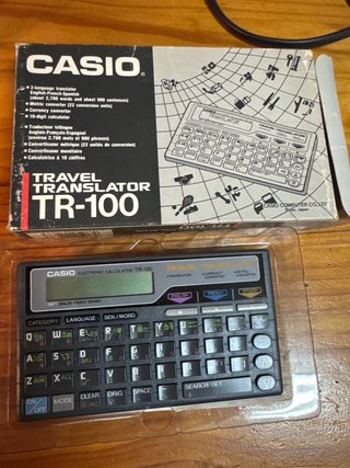 Calculadora traductora electrónica Casio TR-100