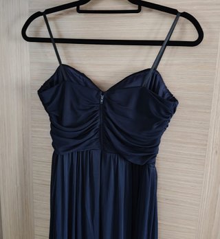 Vestido fiesta FORMULA JOVEN azul talla 42