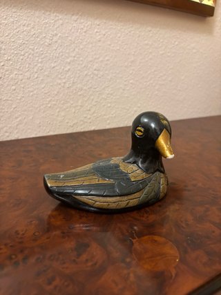 Pareja de patos decorativos